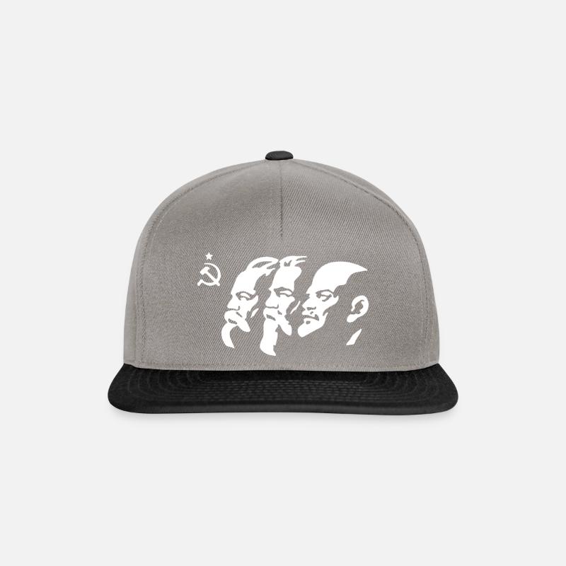 Große Kommunistischen Lenin, Marx, engels Soviet - Snapback Cap - Graphit/Schwarz