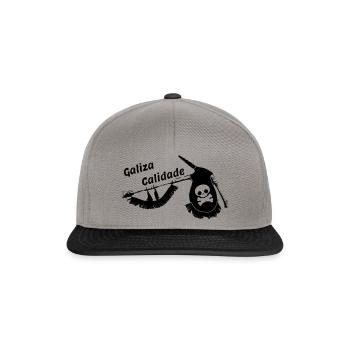 Galiza Calidade ((customizable colors) - Snapback Cap - graphite/black - Front