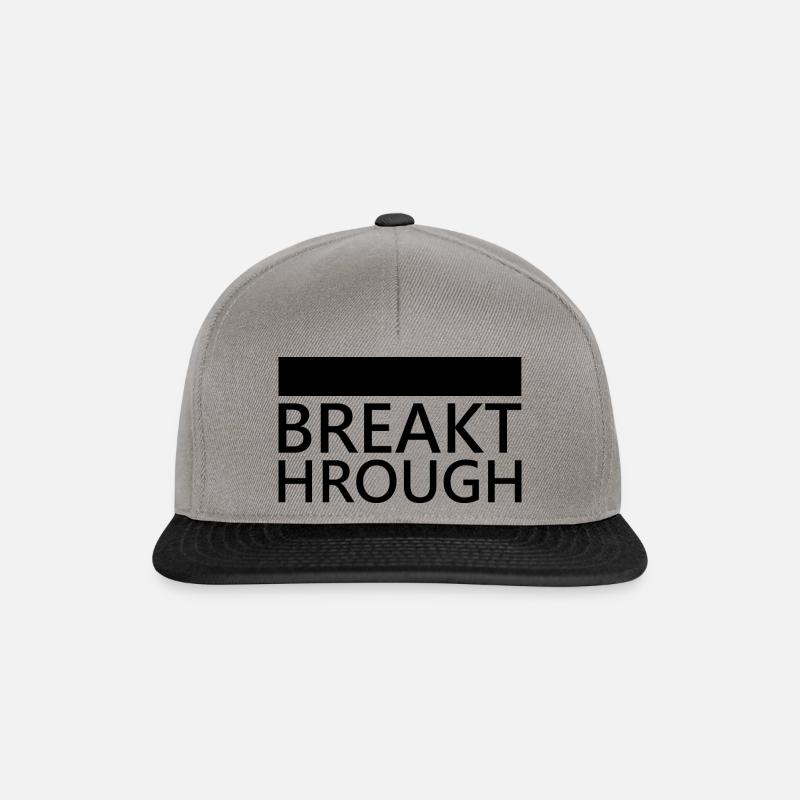 Christliche Sprüche - Snapback Cap - Graphit/Schwarz