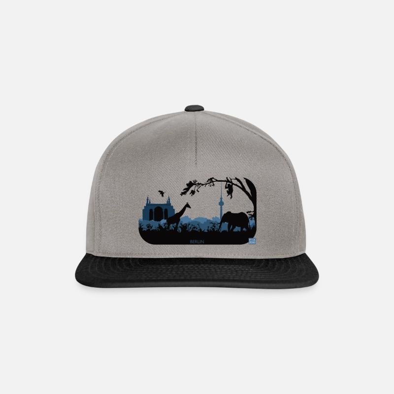 Viazoo Label Design Blues - Snapback Cap - graphite/black