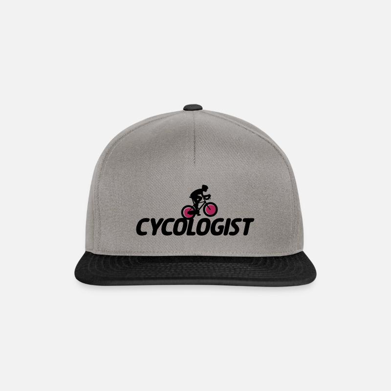 CYCOLOGIST - Fahrrad - Snapback Cap - Graphit/Schwarz