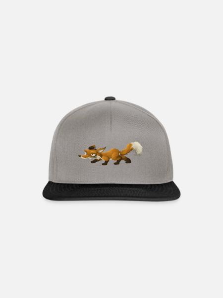 Fuchs - Snapback Cap - Graphit/Schwarz