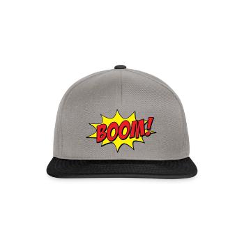 BOOM! comic - Snapback Cap - graphite/black - Front
