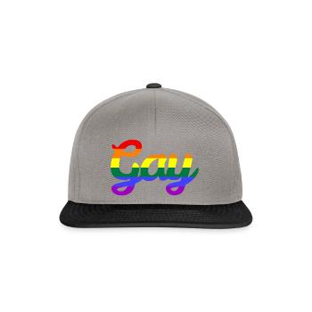 Gay - Snapback Cap - Graphit/Schwarz - Vorne