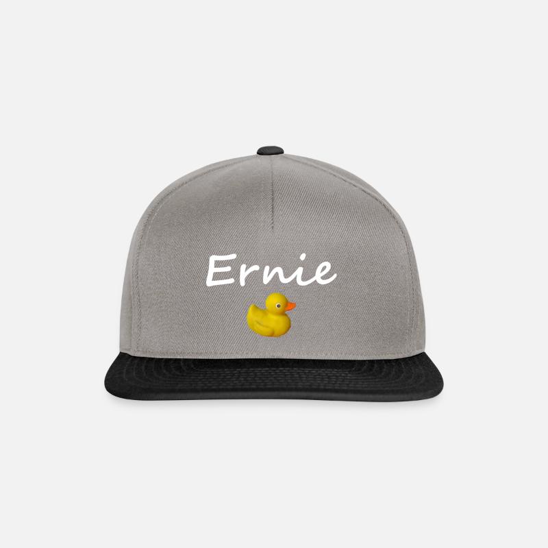 Ernie und Bert - Snapback Cap - Graphit/Schwarz