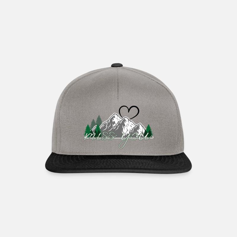 Berge Missyou - Snapback Cap - Graphit/Schwarz