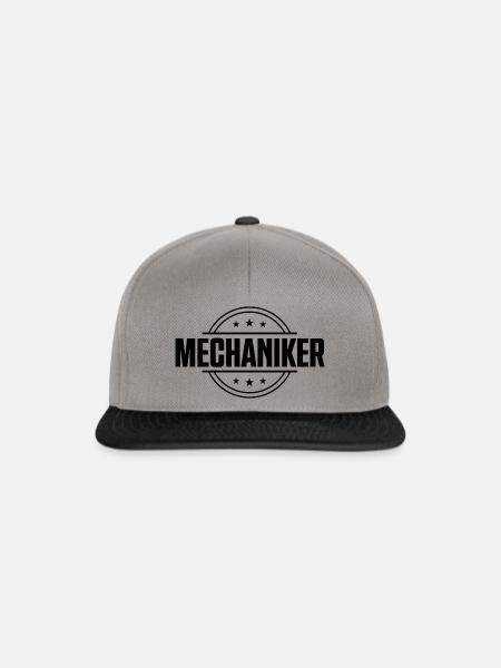 Mechaniker Beruf - Snapback Cap - Graphit/Schwarz