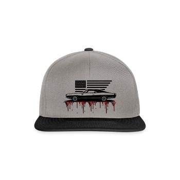 Balade sauvage - Casquette snapback - gris graphite/noir - Devant