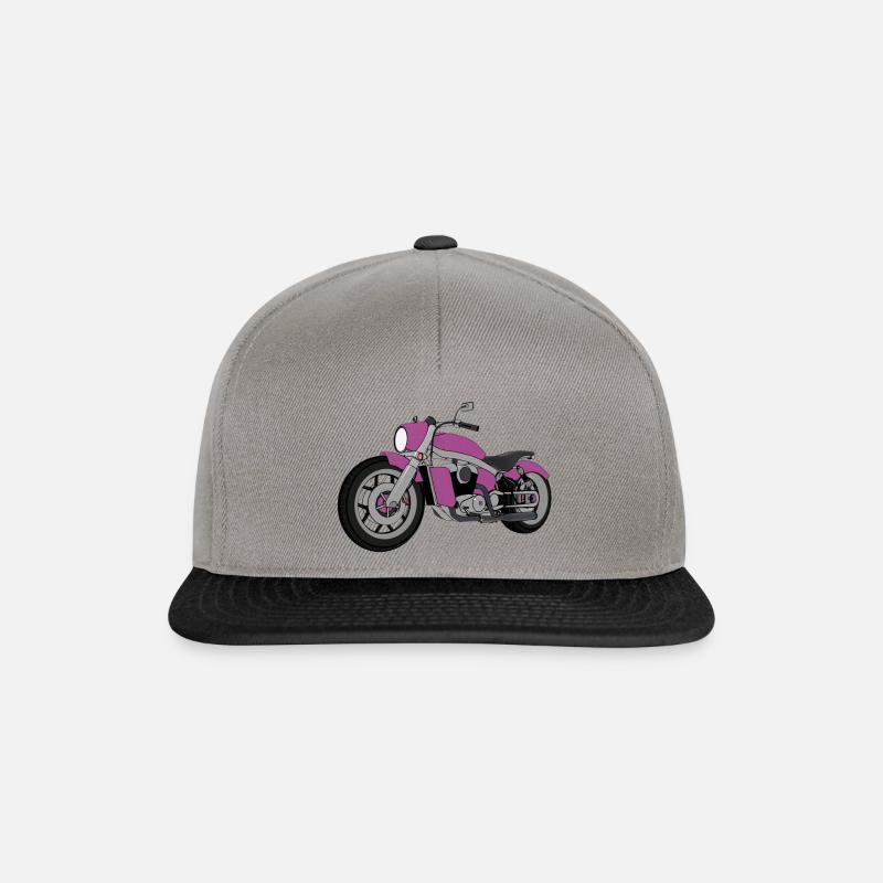 motorcycle - Snapback Cap - graphite/black