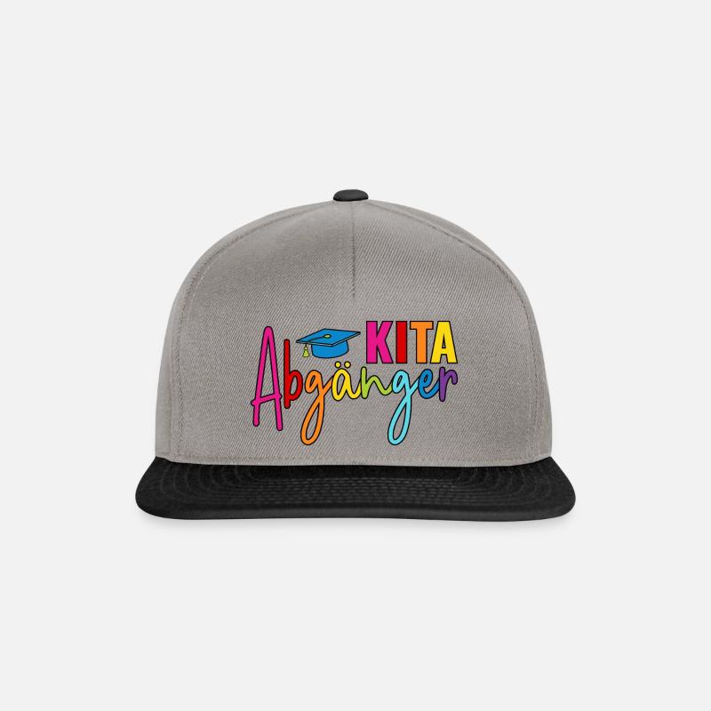 Kita Abgänger - Snapback Cap - Graphit/Schwarz