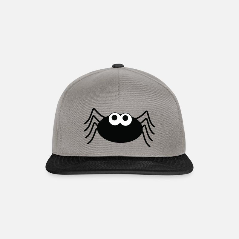Spider - Casquette snapback - gris graphite/noir