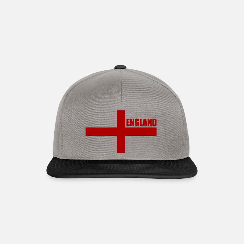 England - Snapback Cap - Graphit/Schwarz