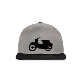 Simson Schwalbe Silhouette - Casquette snapback - gris graphite/noir - Devant