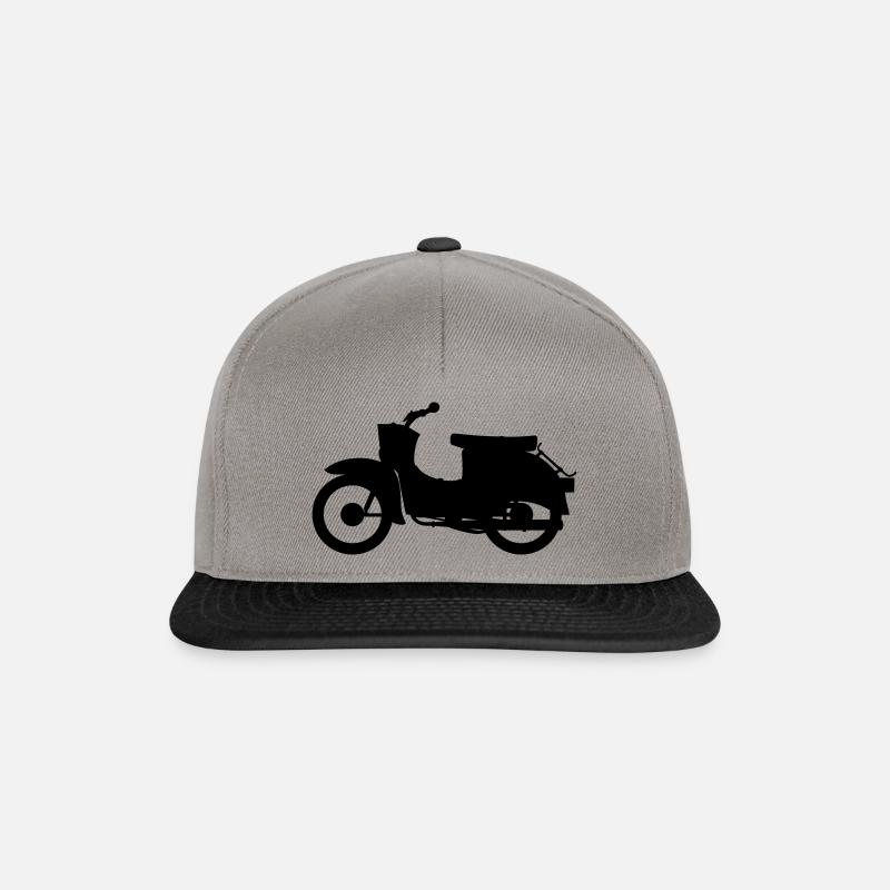 Simson Schwalbe Silhouette - Snapback Cap - Graphit/Schwarz