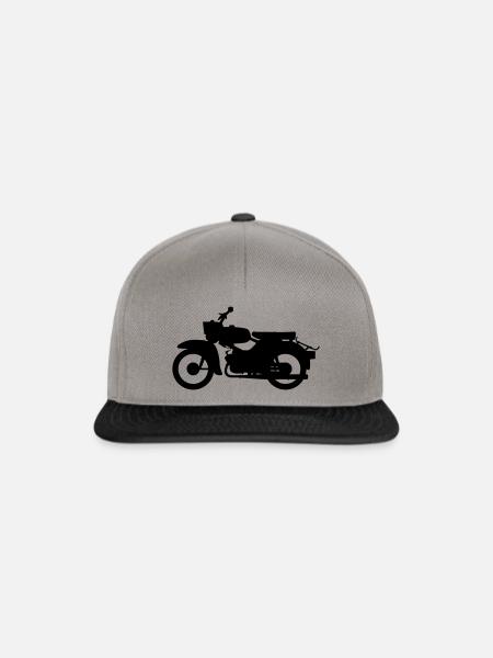 Simson Sperber / Habicht Silhouette - Snapback Cap - Graphit/Schwarz