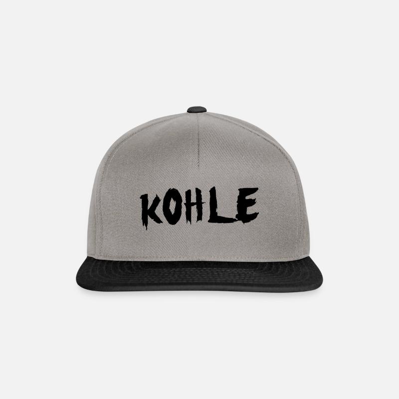Kohle - Snapback Cap - Graphit/Schwarz