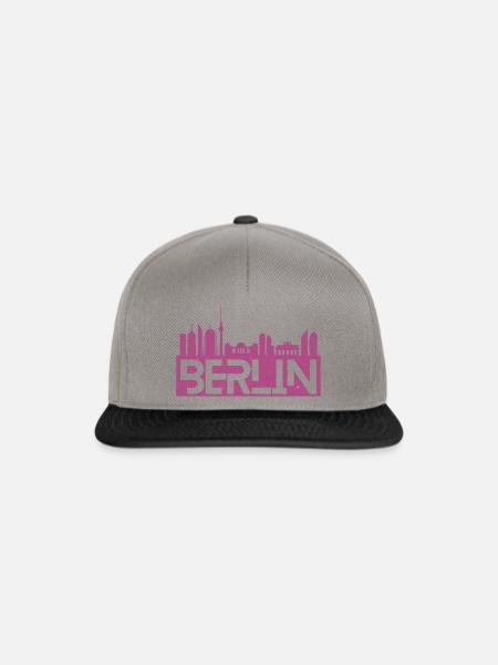 Berlin CIty - Snapback Cap - Graphit/Schwarz