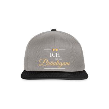 Bräutigam design - Snapback Cap - Graphit/Schwarz - Vorne
