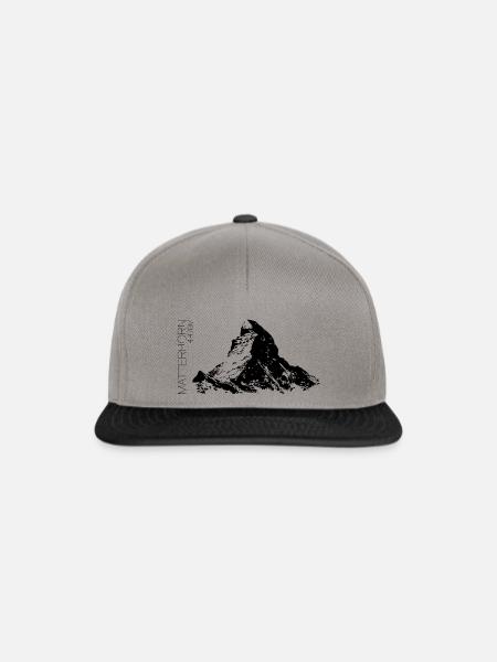 Matterhorn - Snapback Cap - Graphit/Schwarz