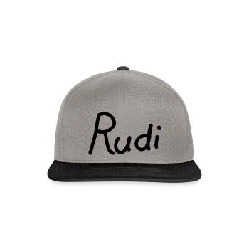 Rudi - Snapback Cap - Graphit/Schwarz - Vorne
