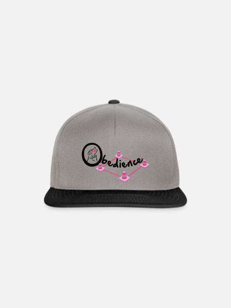 Obedience - Snapback Cap - Graphit/Schwarz