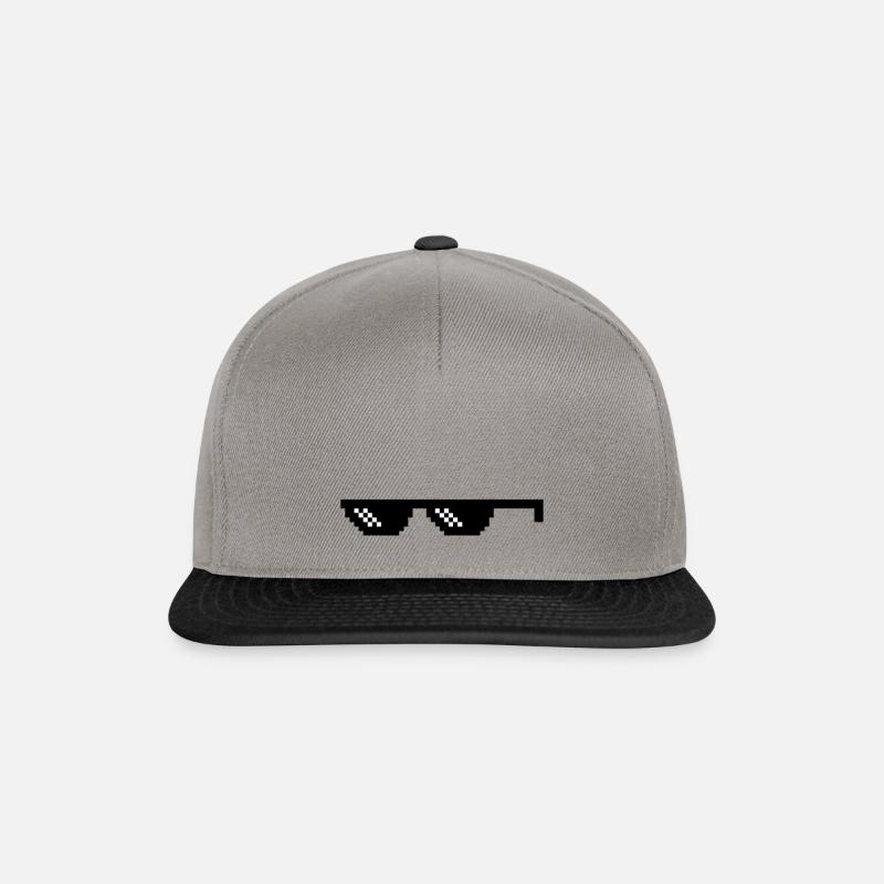 glass thug - Snapback Cap - Graphit/Schwarz