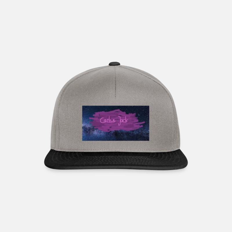 Travis Scott Cactus Jack - Snapback Cap - Graphit/Schwarz