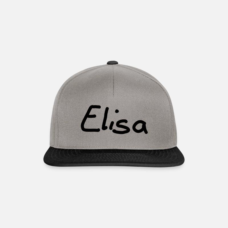 ELISA - Snapback Cap - graphite/black