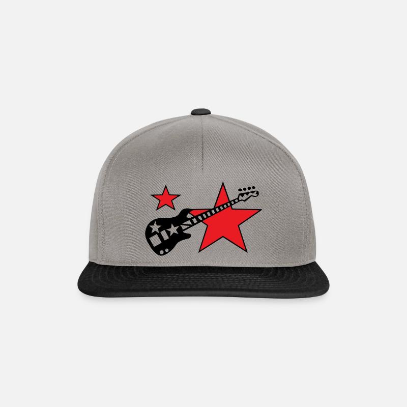 Bass E Bass Musiker 2 - Snapback Cap - Graphit/Schwarz