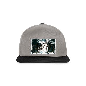 Profitez de la balade - Casquette snapback - gris graphite/noir - Devant