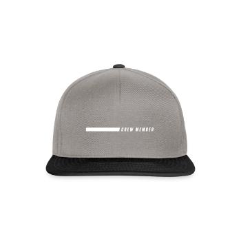 Membres d’équipage - Casquette snapback - gris graphite/noir - Devant