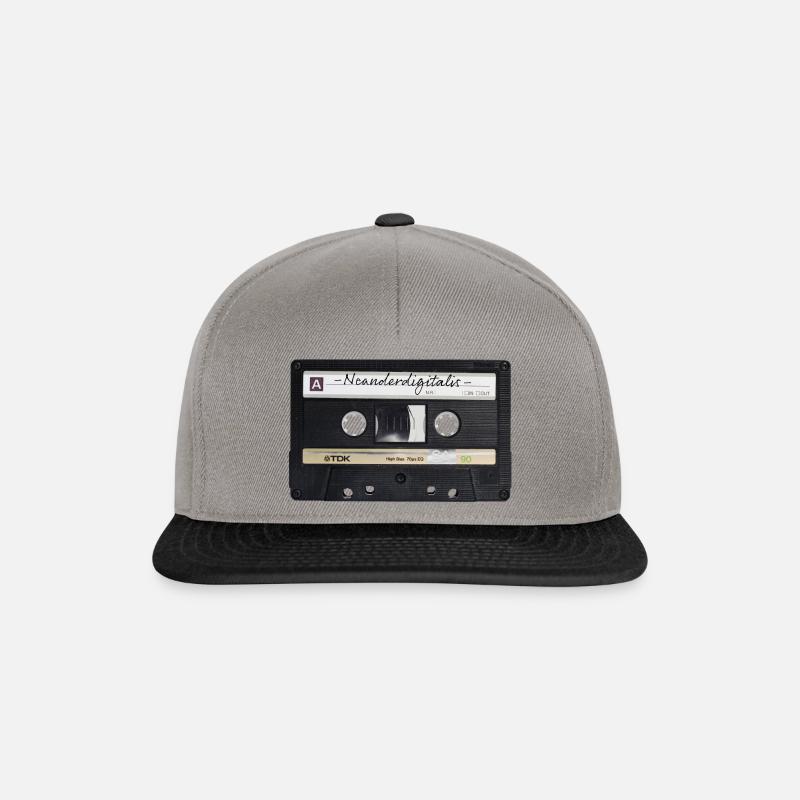 Neanderdigitalis - Snapback Cap - Graphit/Schwarz