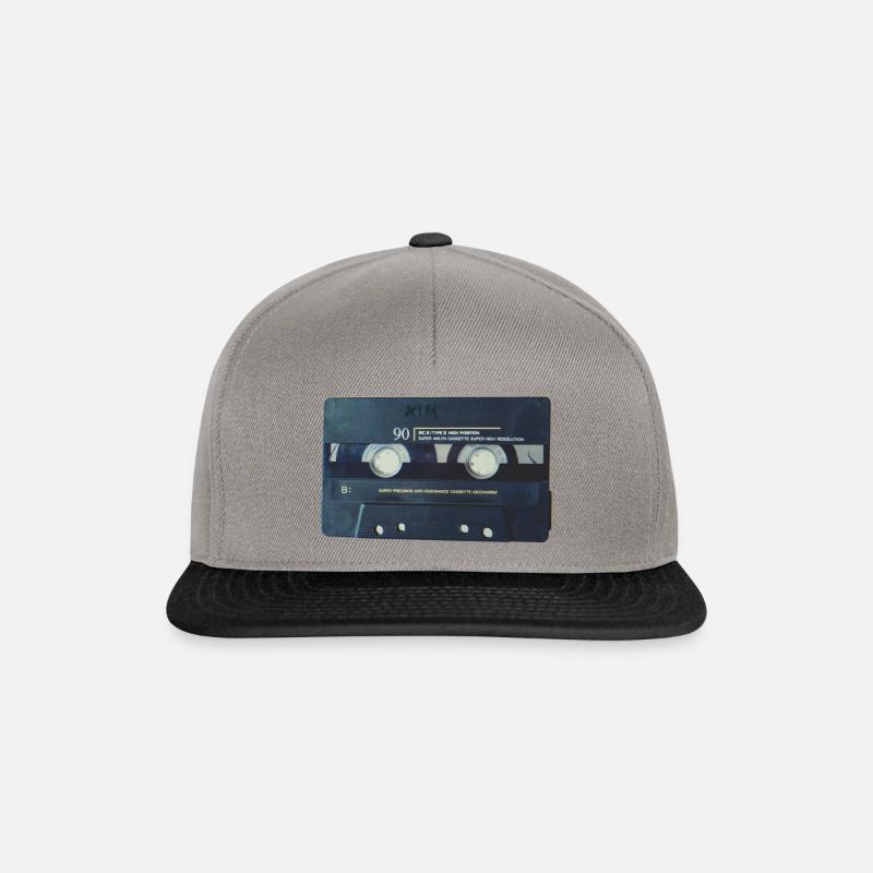 Kassette - Cassette - Snapback Cap - Graphit/Schwarz