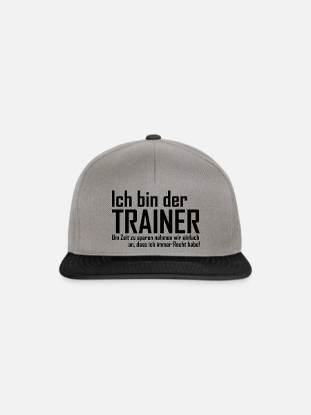 Trainer - Snapback Cap - Graphit/Schwarz