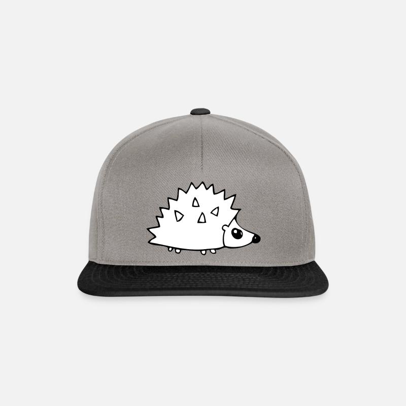 igel - Snapback Cap - Graphit/Schwarz
