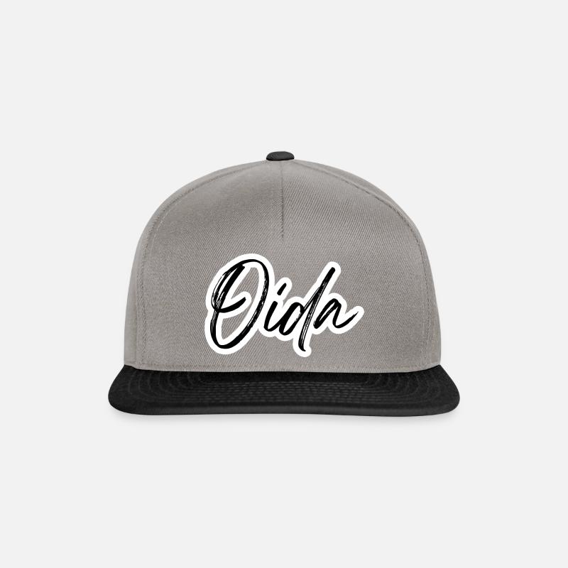 Oida - Snapback Cap - Graphit/Schwarz