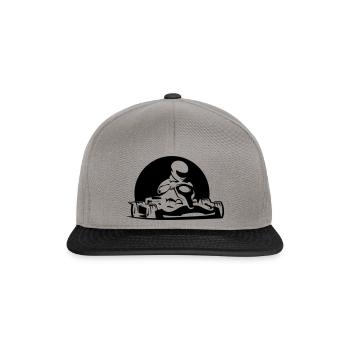 Kart Emotion - Snapback Cap - Graphit/Schwarz - Vorne