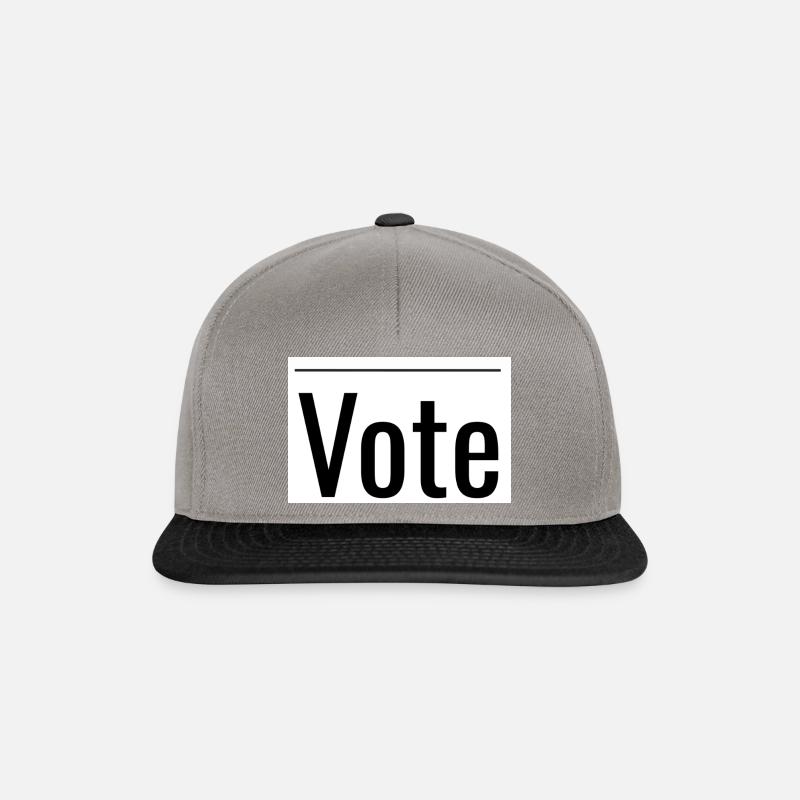 Vote - Snapback Cap - Graphit/Schwarz