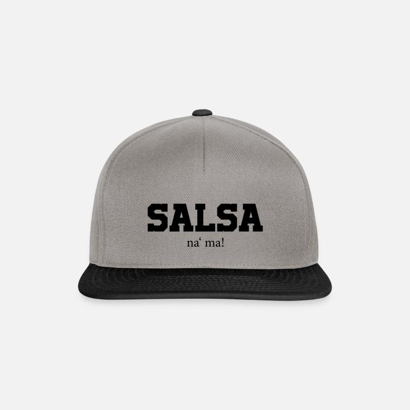 salsanama - Snapback Cap - Graphit/Schwarz