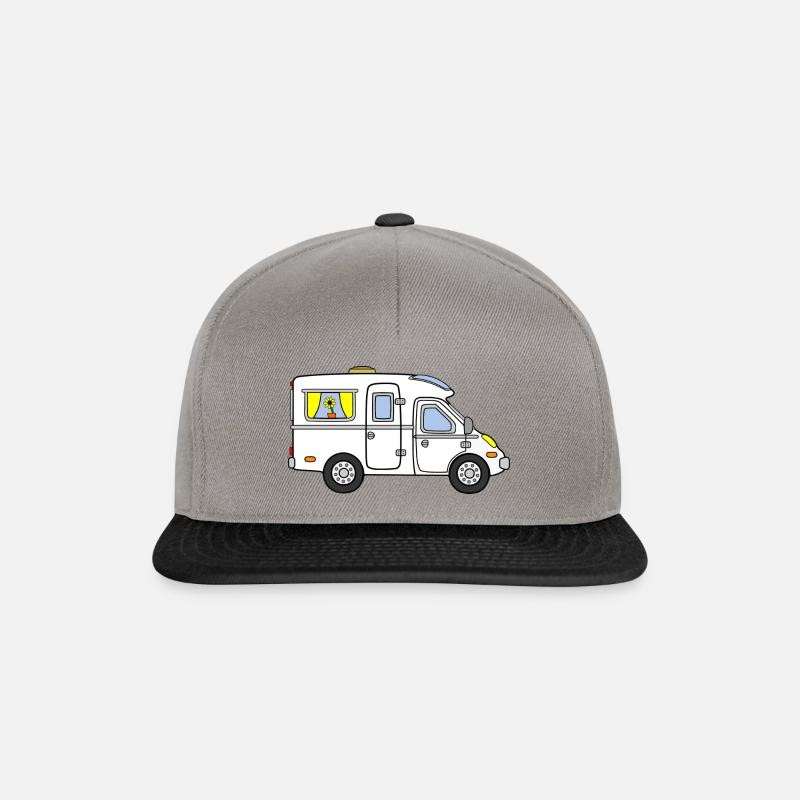 Wohnmobil Teilintegriert - Snapback Cap - Graphit/Schwarz