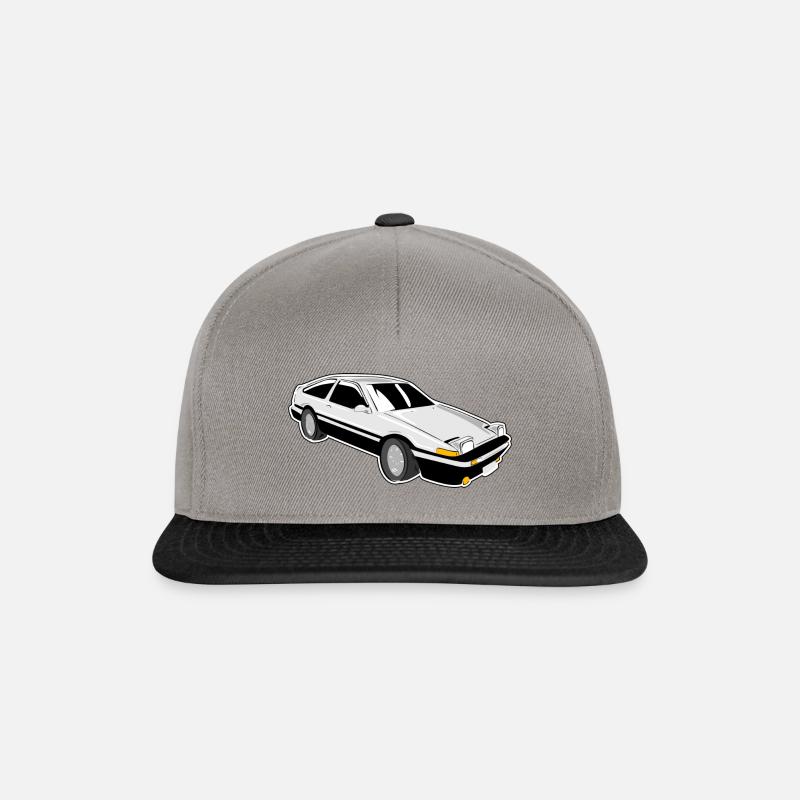 Auto JDM, AE86 Corolla - Snapback Cap - Graphit/Schwarz