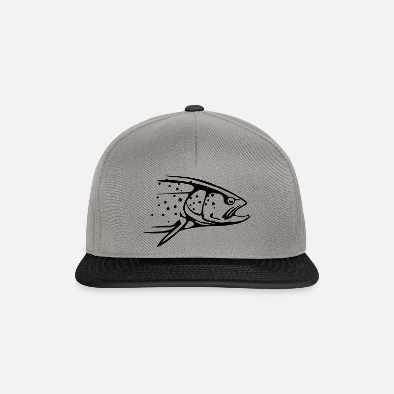 Trout - Snapback Cap - graphite/black