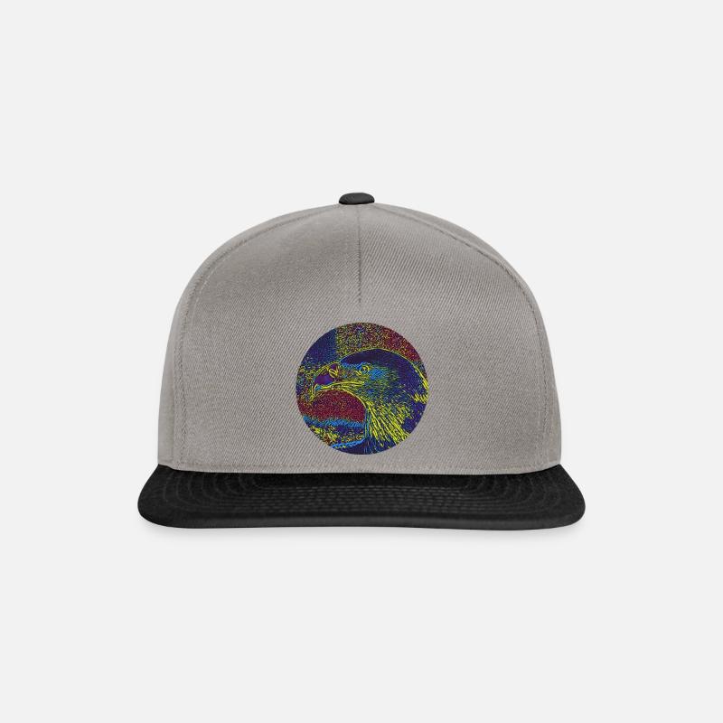 aigle - Casquette snapback - gris graphite/noir