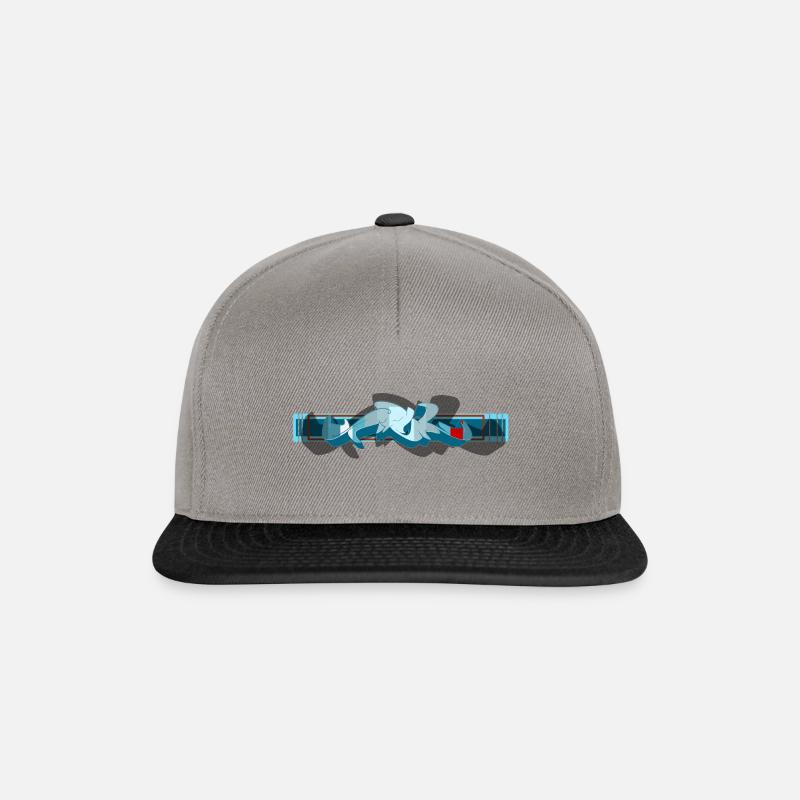 Graffiti - Snapback Cap - Graphit/Schwarz