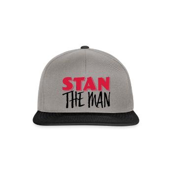 Stan the man! - Snapback Cap - graphite/black - Front