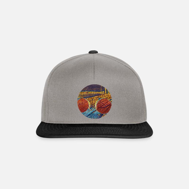 verres - Casquette snapback - gris graphite/noir