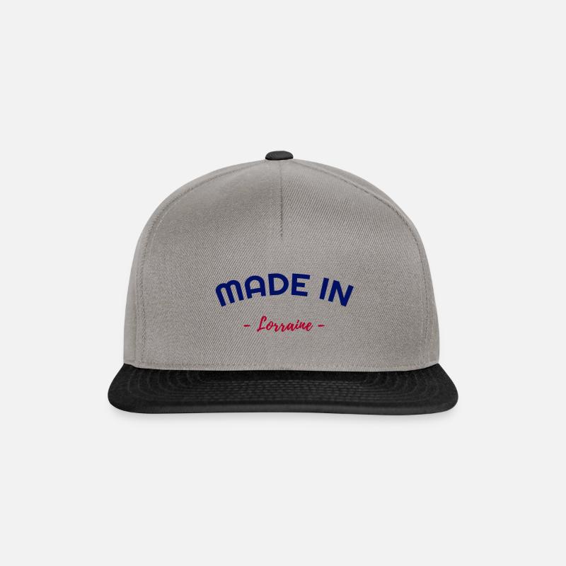Made In Lothringen - Snapback Cap - Graphit/Schwarz