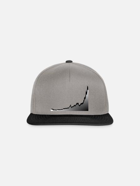 BTC CHART - Snapback Cap - Graphit/Schwarz
