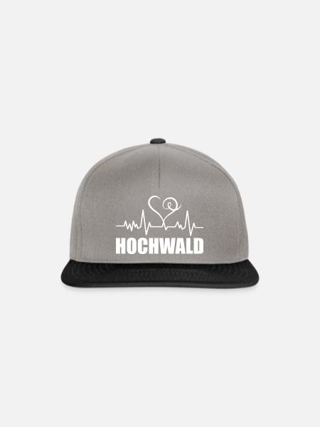 Heartbeat Hochwald - Snapback Cap - Graphit/Schwarz