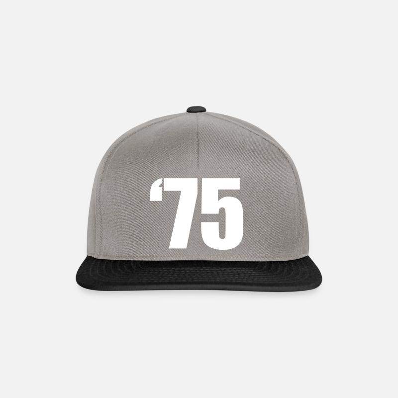 1975 - Snapback Cap - graphite/black